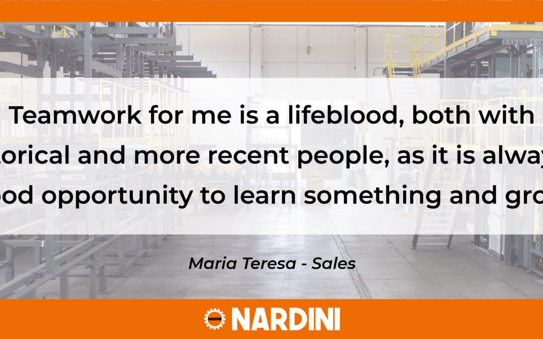Face to face with: Maria Teresa – Sales Department